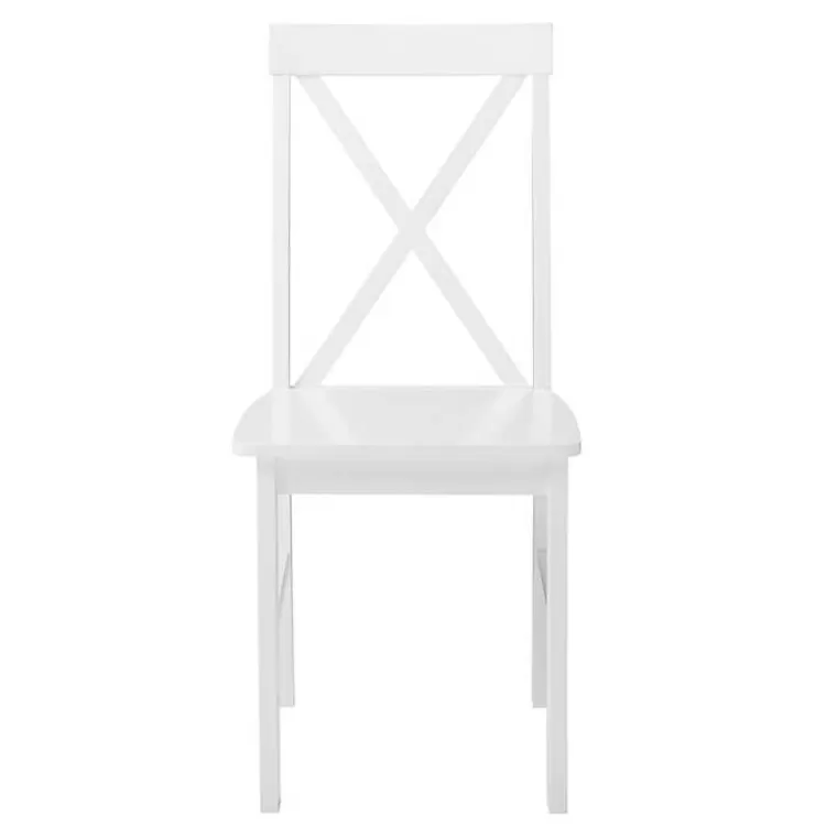 white_solid_wood_pc_dining_set_3.webp White Solid Wood 5-pc. Dining Set>Kirklands Home Best