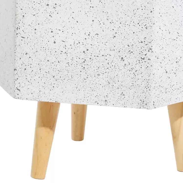 white_speckled_planters_with_wooden_legs_set_of__4.webp Speckled Planters with Wooden Legs, Set of 2>Kirklands Home Outlet