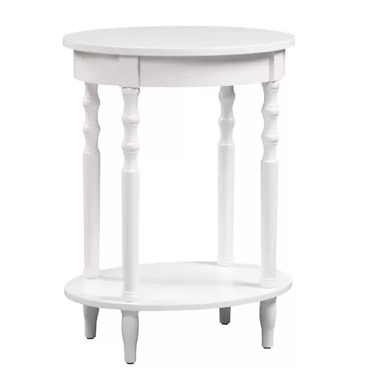 Spindle Legs Oval Accent Table>Kirklands Home Store