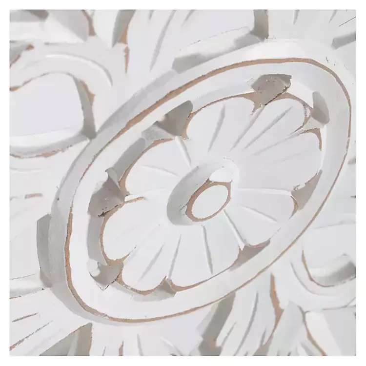 white_sqaure_medallion_wood_plaque_6.webp Sqaure Medallion Wood Plaque>Kirklands Home New