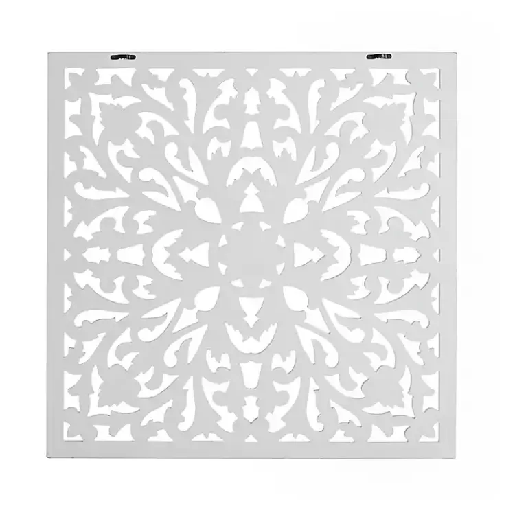 white_sqaure_medallion_wood_plaque_7.webp Sqaure Medallion Wood Plaque>Kirklands Home New
