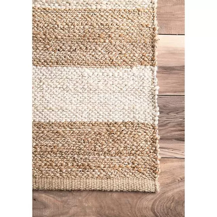 white_stripe_jute_area_rug_x_3.webp White Stripe Jute Area Rug, 5x8>Kirklands Home Hot