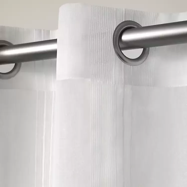white_stripe_sheer_curtain_panel_set__in_2-2.webp Stripe Sheer Curtain Panel Set, 84 in.>Kirklands Home Cheap