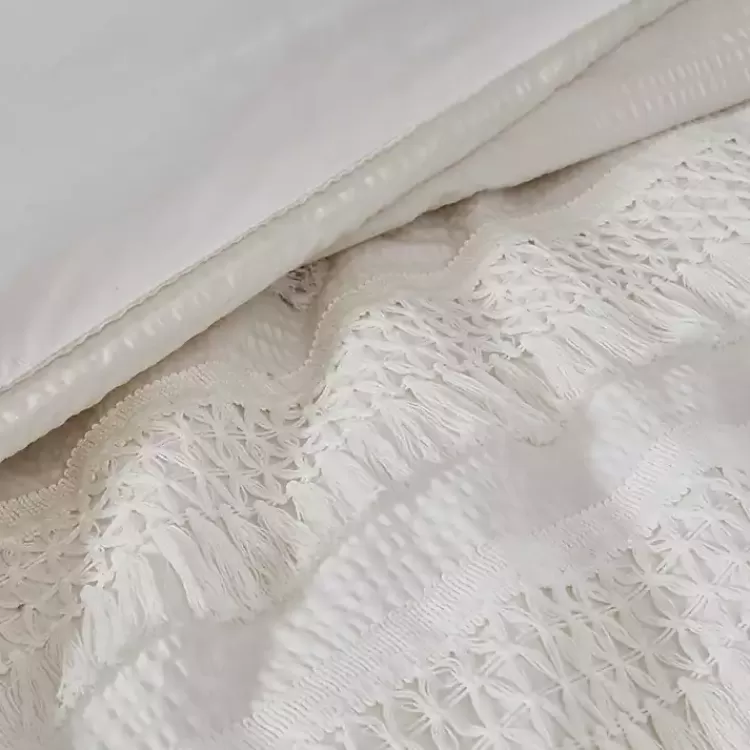 white_tassels_california_king_pc_comforter_set_3.webp Tassels California King 3-pc. Comforter Set>Kirklands Home Cheap