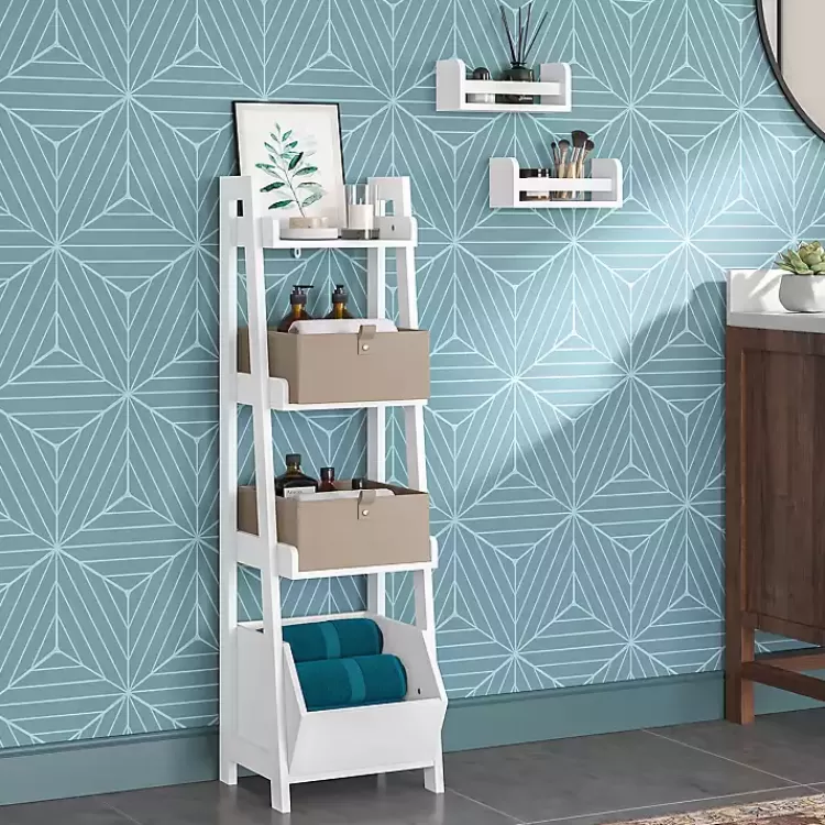 4-Tier Small Ladder Shelf>Kirklands Home Clearance