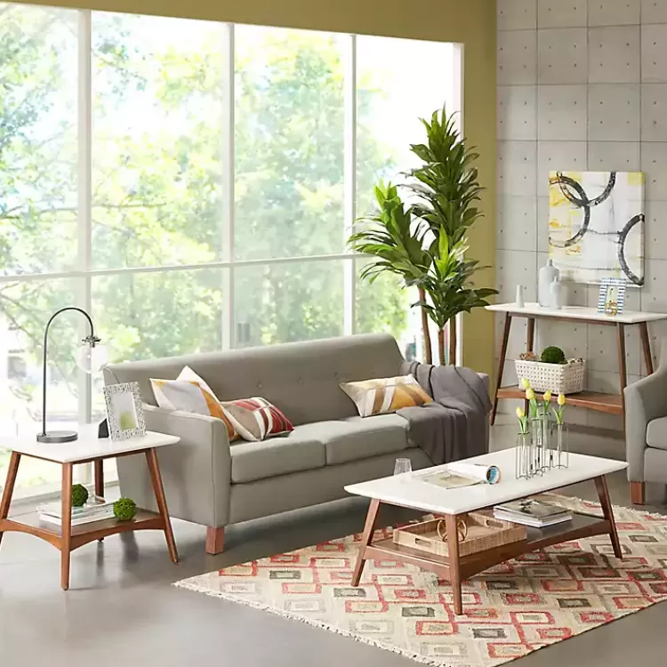 white_top_and_pecan_wood_midcentury_modern_table_6.webp White Top and Pecan Wood Mid-Century Modern Table>Kirklands Home Outlet