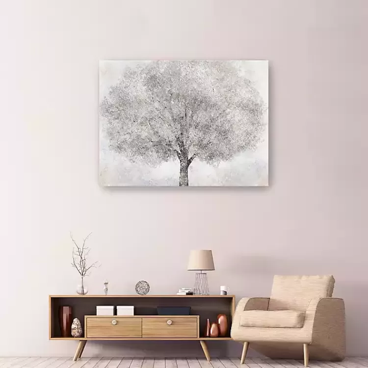 White Tree Blossoms Canvas Art Print, 48x36 in.>Kirklands Home Best Sale