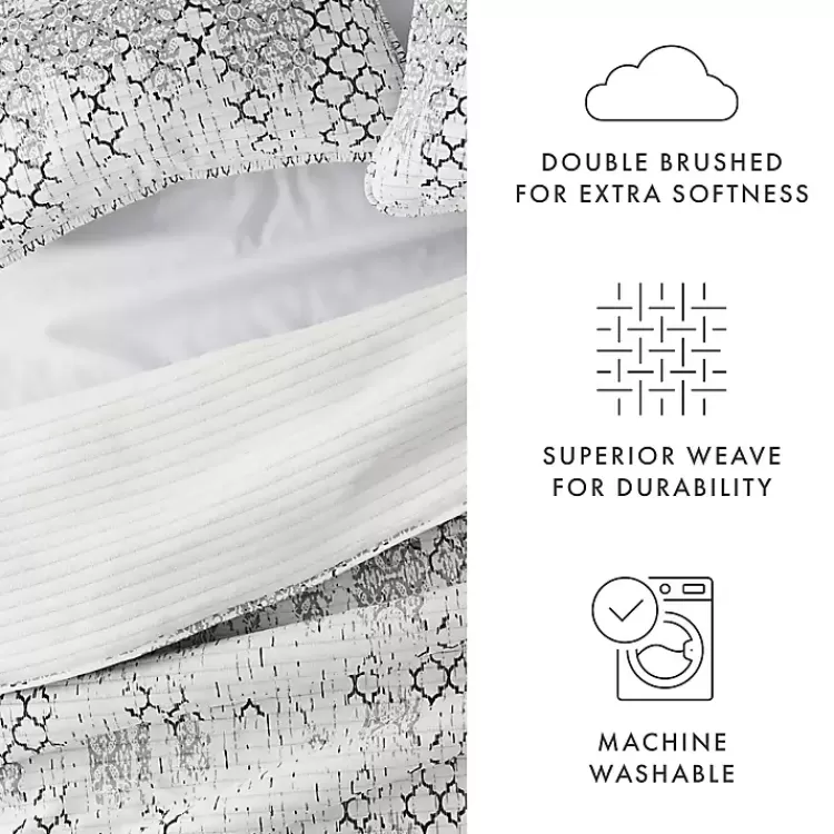 white_trellis_reversible_pc_queen_quilt_set_6.webp White Trellis Reversible 3-pc. Queen Quilt Set>Kirklands Home Discount