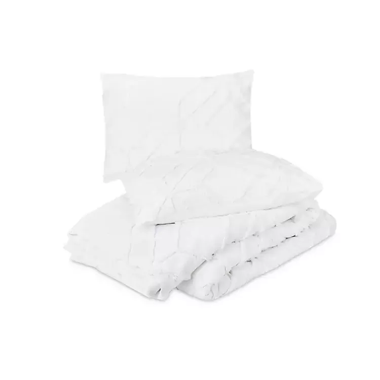 white_tufted_chenille_pc_king_duvet_set_2.webp Tufted Chenille 3-pc. King Duvet Set>Kirklands Home Best