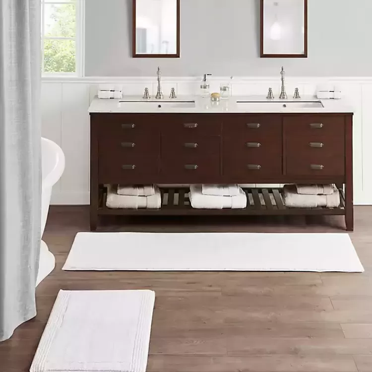 white_tufted_reversible_bath_runner_2.webp Tufted Reversible Bath Runner>Kirklands Home Discount
