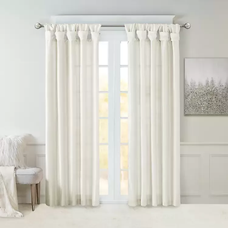 Twist Top Curtain Panel, 84 in.>Kirklands Home Cheap