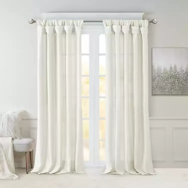 Twist Top Curtain Panel, 120 in.>Kirklands Home Clearance