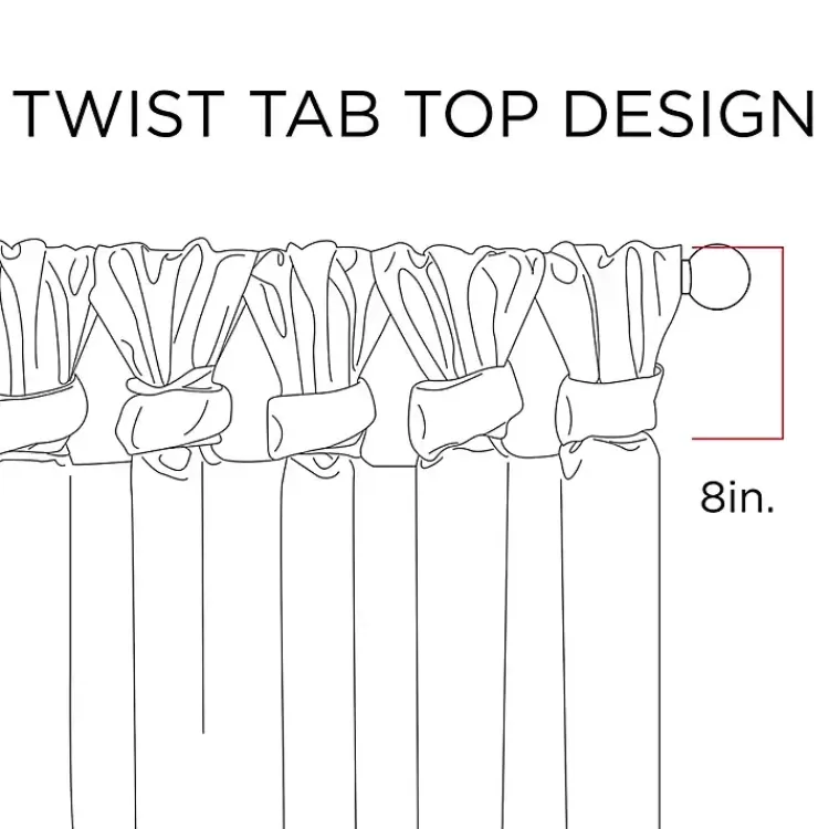 white_twist_top_curtain_panel__in_6.webp Twist Top Curtain Panel, 108 in.>Kirklands Home Cheap