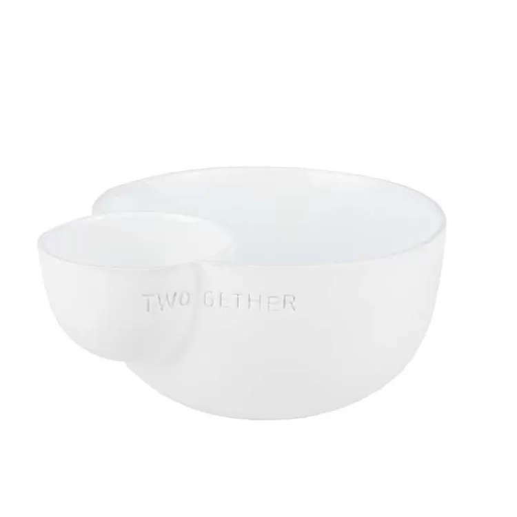 Two Gether Porcelain Chip & Dip Bowl>Kirklands Home New