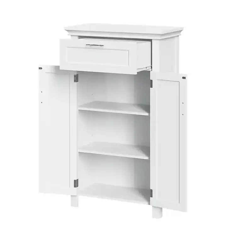 white_twodoor_top_shelf_cabinet_4.webp Two-Door Top Shelf Cabinet>Kirklands Home New