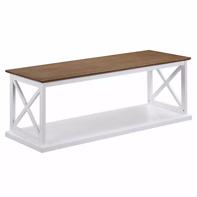 Two-Tone Double X Sides Coffee Table>Kirklands Home Flash Sale