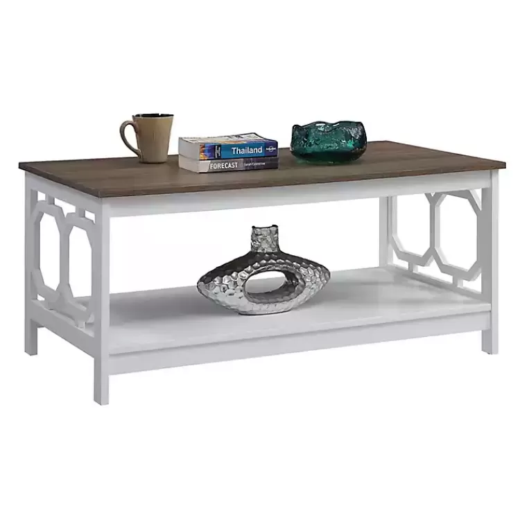 white_twotone_geometric_sides_coffee_table_2.webp White Two-Tone Geometric Sides Coffee Table>Kirklands Home Clearance
