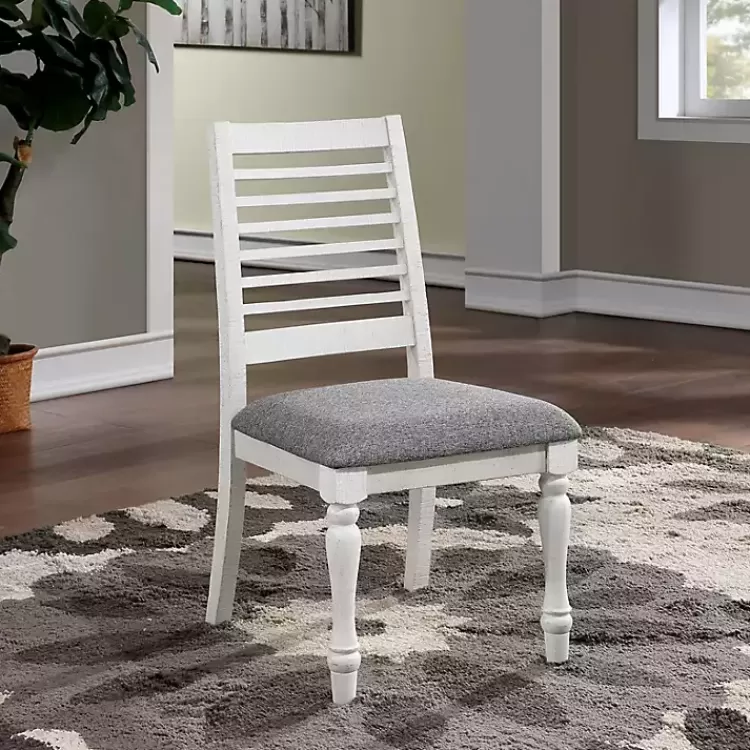 White Upholstered Claire Dining Chairs, Set of 2>Kirklands Home Discount