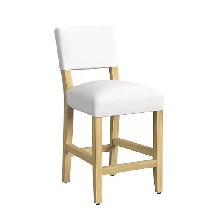 Upholstered Wood Counter Stool>Kirklands Home Outlet