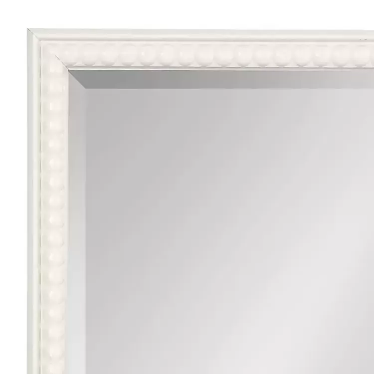 white_vintage_beaded_wall_mirror__in_2-1.webp White Vintage Beaded Wall Mirror, 30 in.>Kirklands Home Outlet