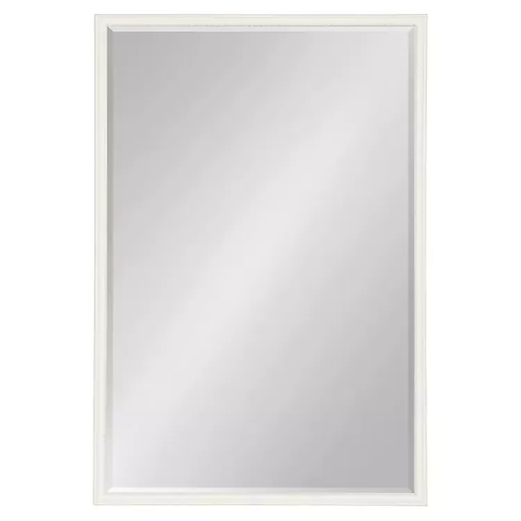white_vintage_beaded_wall_mirror__in_4.webp White Vintage Beaded Wall Mirror, 36 in.>Kirklands Home Outlet