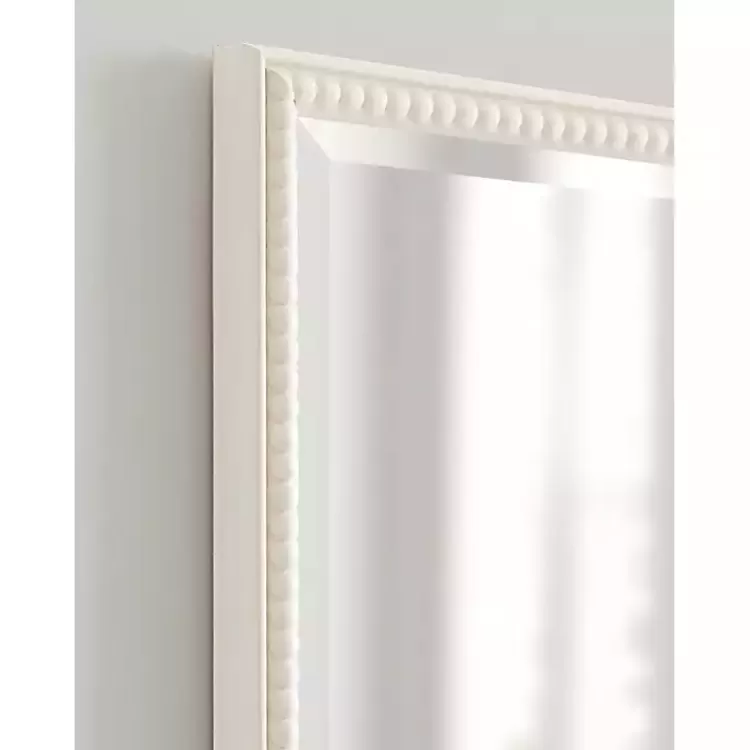 white_vintage_beaded_wall_mirror__in_7.webp White Vintage Beaded Wall Mirror, 36 in.>Kirklands Home Outlet