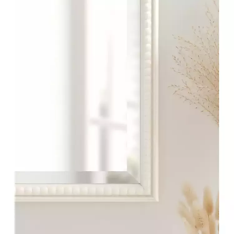 white_vintage_beaded_wall_mirror__in_8-1.webp White Vintage Beaded Wall Mirror, 30 in.>Kirklands Home Outlet