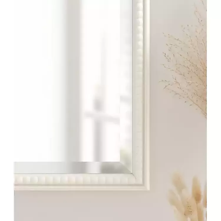 white_vintage_beaded_wall_mirror__in_8.webp White Vintage Beaded Wall Mirror, 36 in.>Kirklands Home Outlet