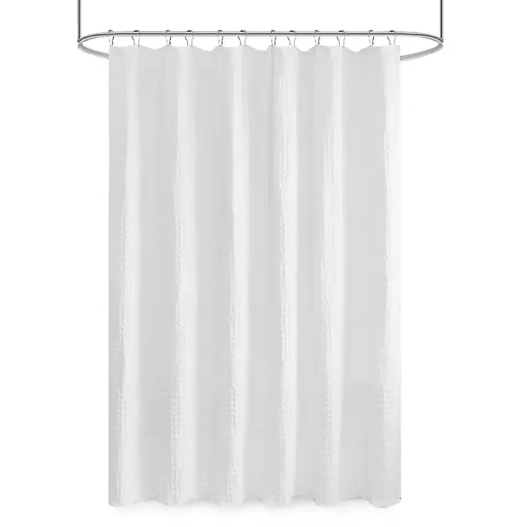 Waffle Cotton Shower Curtain>Kirklands Home Shop