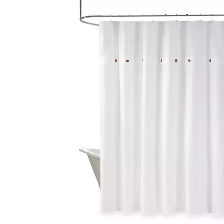 Waffle Weave Cotton Shower Curtain>Kirklands Home Cheap