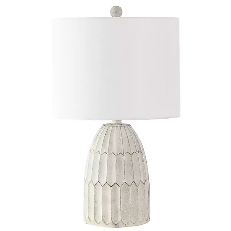 Weathered Geometric Table Lamp>Kirklands Home Discount