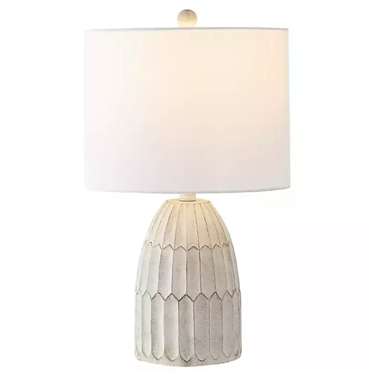 Weathered Geometric Table Lamp>Kirklands Home Discount