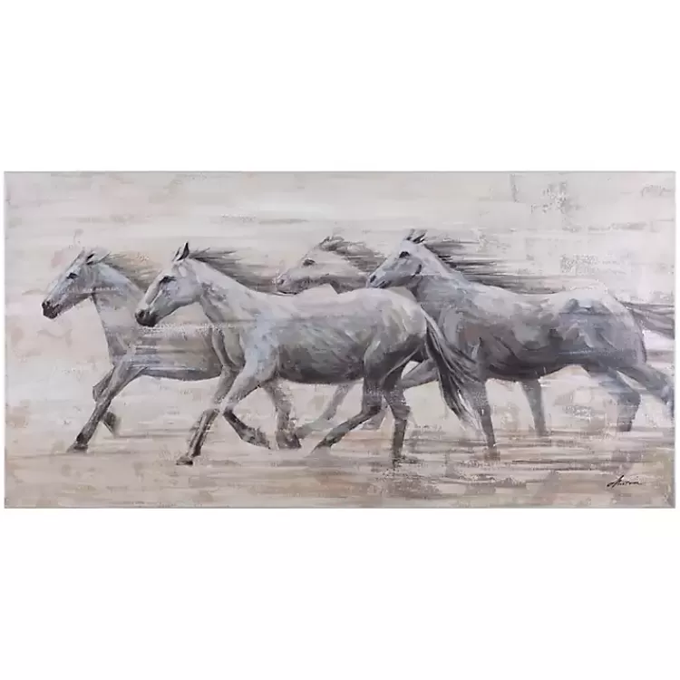 Wild Horses Canvas Art Print>Kirklands Home Online