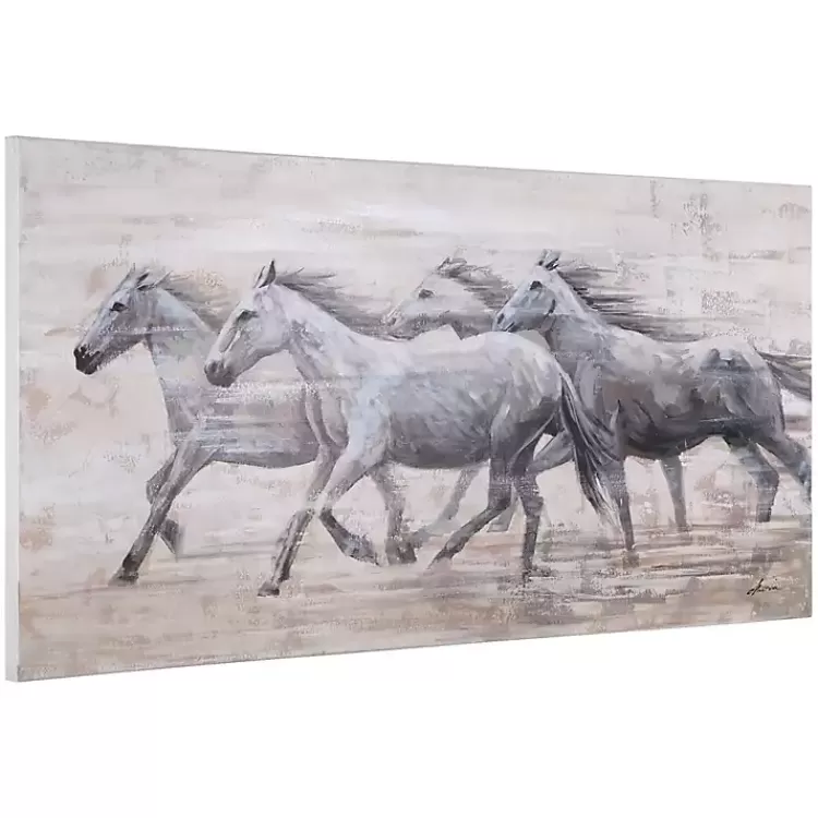 Wild Horses Canvas Art Print>Kirklands Home Online
