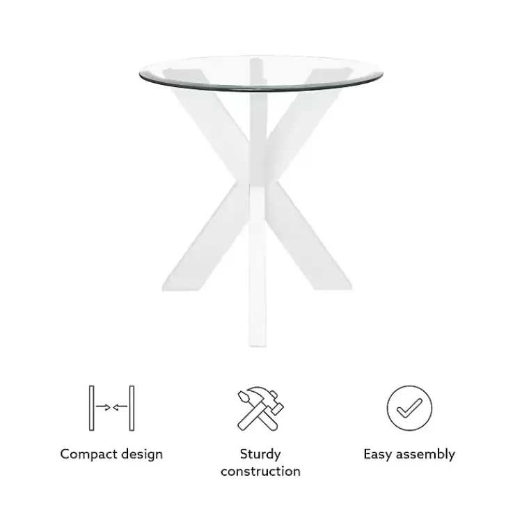 white_wood_and_glass_top_xbase_accent_table_9.webp Wood and Glass Top X-Base Accent Table>Kirklands Home Sale