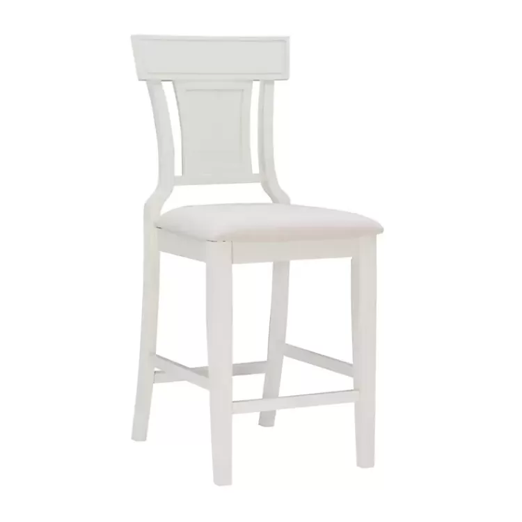 Wood and Rattan Upholstered Counter Stool>Kirklands Home Cheap