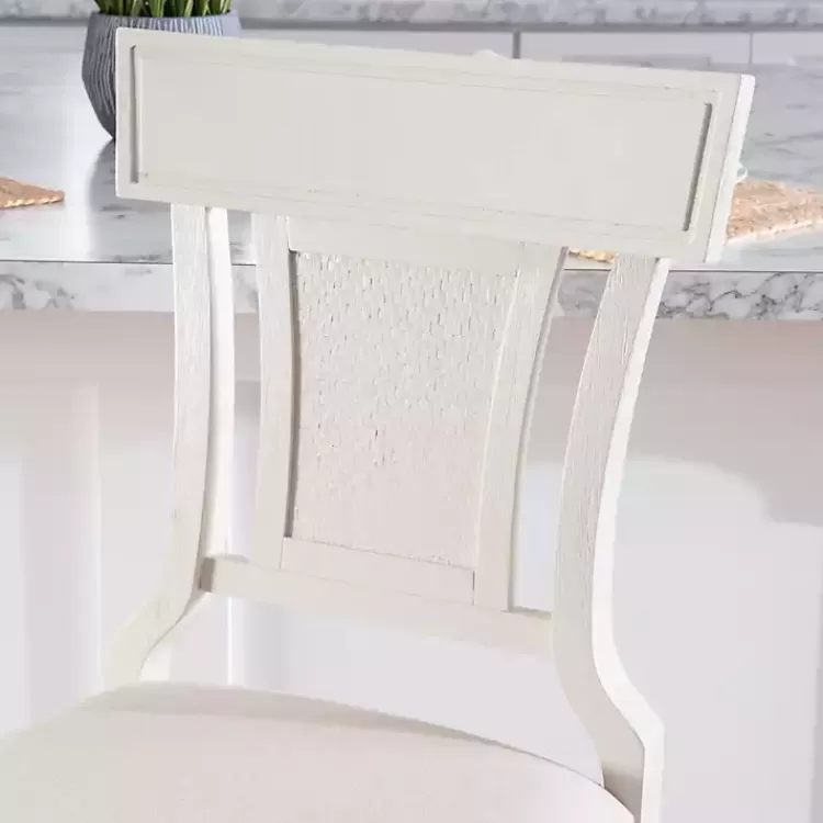 white_wood_and_rattan_upholstered_counter_stool_3.webp Wood and Rattan Upholstered Counter Stool>Kirklands Home Cheap