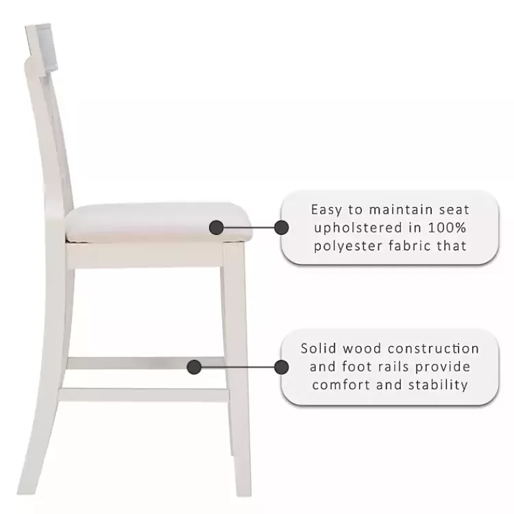 white_wood_and_rattan_upholstered_counter_stool_4.webp Wood and Rattan Upholstered Counter Stool>Kirklands Home Cheap