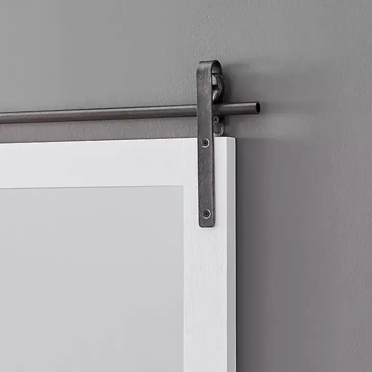 Wood Barn Door Frame with Shelf Wall Mirror>Kirklands Home Discount