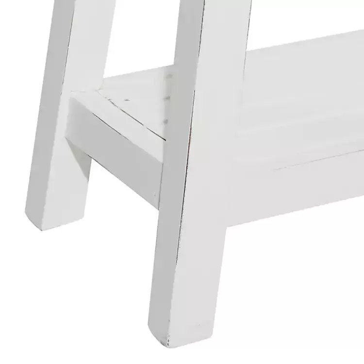 white_wood_bench_with_slatted_wood_base_2.webp Wood Bench with Slatted Wood Base>Kirklands Home Flash Sale