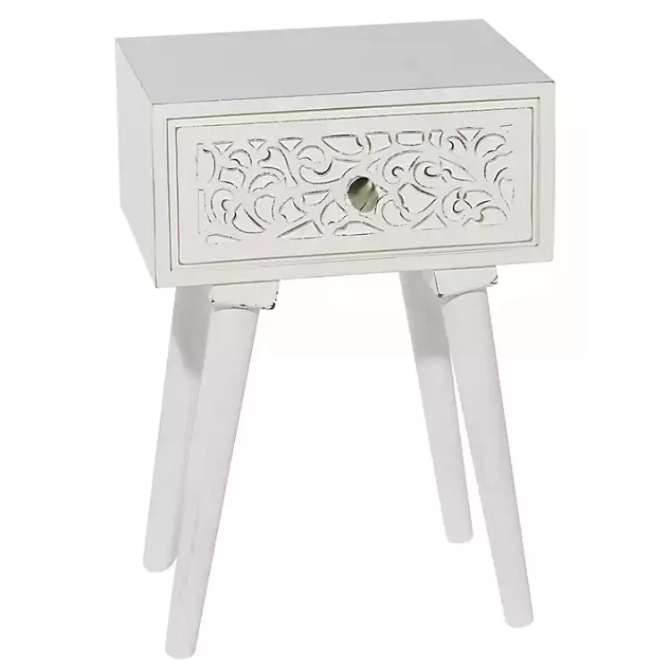 Wood Carved Drawer Accent Table>Kirklands Home Best Sale