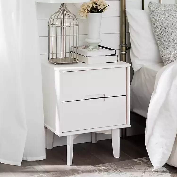 Wood Cut-Out Handle Nightstand>Kirklands Home Hot