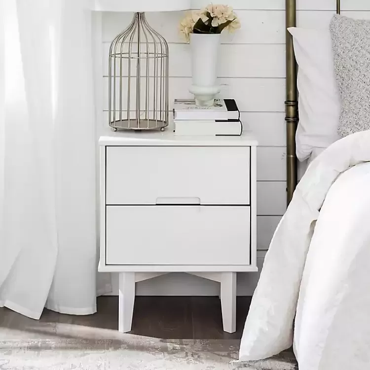 Wood Cut-Out Handle Nightstand>Kirklands Home Hot