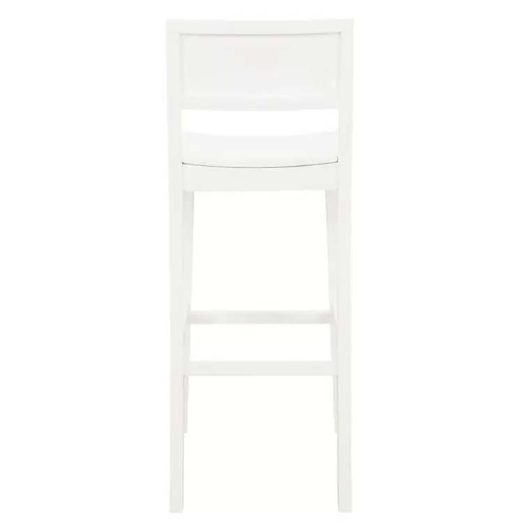 white_wood_devin_bar_stools_set_of__7.webp Wood Devin Bar Stools, Set of 2>Kirklands Home Flash Sale