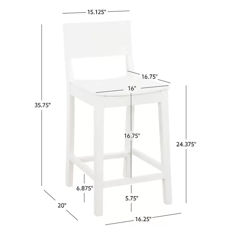 white_wood_devin_counter_stools_set_of__4.webp Wood Devin Counter Stools, Set of 2>Kirklands Home Store