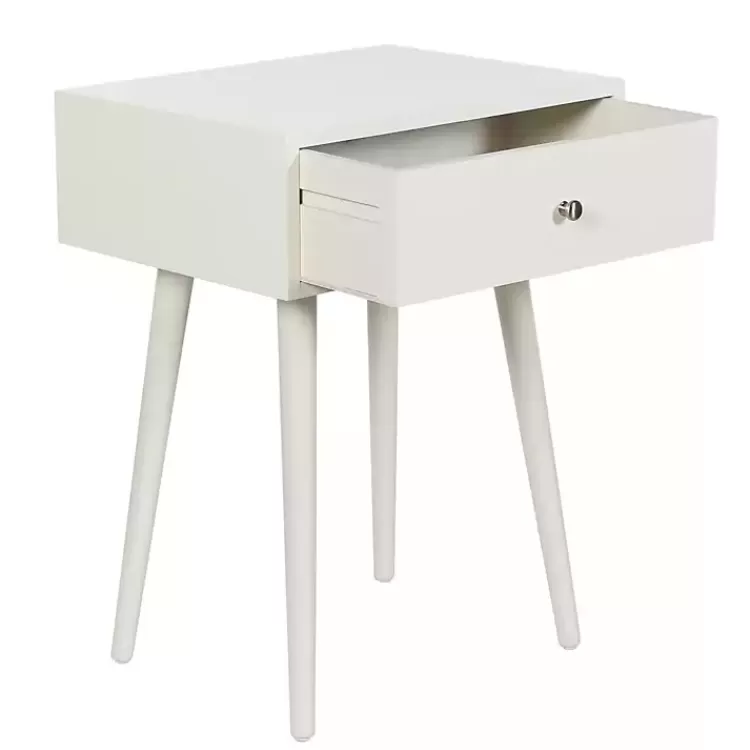 white_wood_drawer_arthur_accent_table_4.webp Wood 1-Drawer Arthur Accent Table>Kirklands Home Best