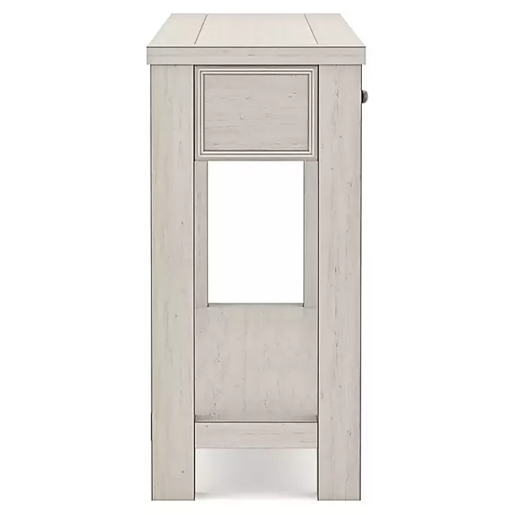 white_wood_drawer_farmhouse_console_table_3.webp Wood 4-Drawer Farmhouse Console Table>Kirklands Home Best