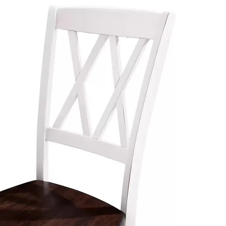 white_wood_farmhouse_dining_chairs_set_of__5.webp Wood Farmhouse Dining Chairs, Set of 4>Kirklands Home Fashion