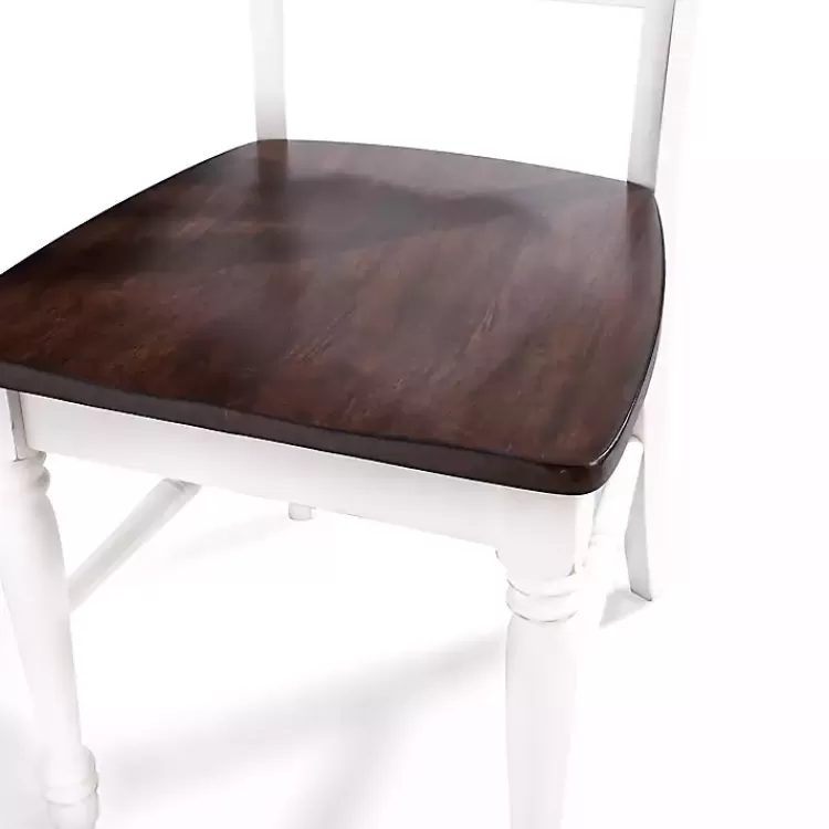 white_wood_farmhouse_dining_chairs_set_of__6.webp Wood Farmhouse Dining Chairs, Set of 4>Kirklands Home Fashion
