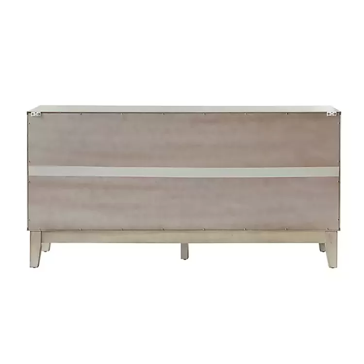 white_wood_geometric_door_cabinet_5.webp Wood Geometric 4-Door Cabinet>Kirklands Home Online